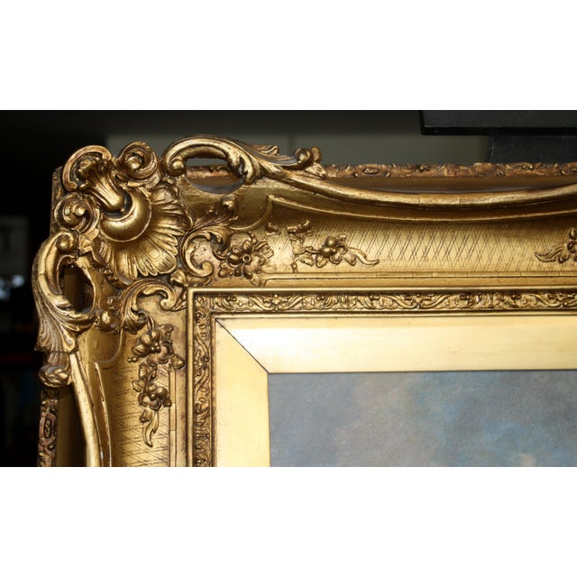 Joseph Paul Pettitt & George Young, The Mussel Gatherers on the South Cost, 1800s, Oil on Canvas, Framed For Sale - Image 6 of 18