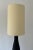Large Black Ceramic Table Lamp, 1990 For Sale - Image 3 of 7
