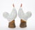 1930s Large Pair of 1930's Chinese Porcelain Rooster Figures / Polychrome Decoration For Sale - Image 5 of 11