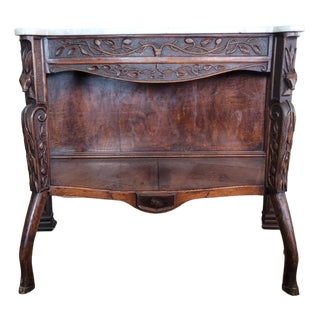 Vintage Art Nouveau Console Table For Sale