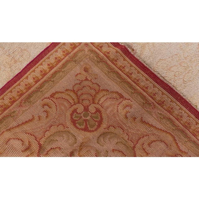 Early 20th Century Oversized Antique Savonnerie Rug from France For Sale - Image 5 of 9