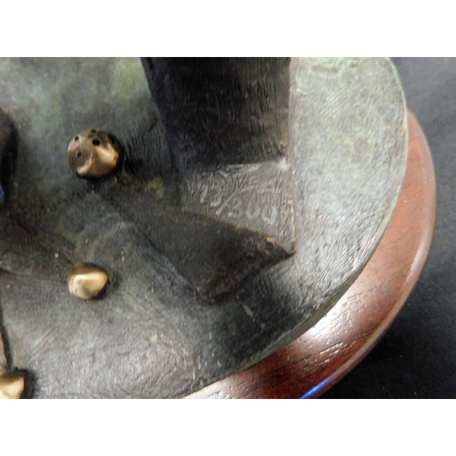 Impressionist Anton Arkhipov "Greeter" Bronze Sculpture Hand Signed Make an Offer For Sale - Image 3 of 16