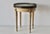 Mid 20th Century French Louis XVI Style Marble Oval Top Bouillotte Side Table For Sale - Image 10 of 13