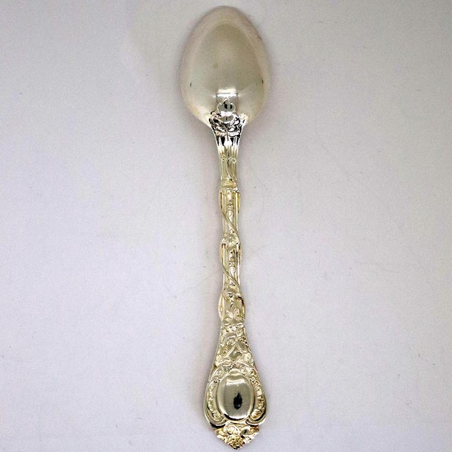 French Odiot Demidoff .950 Silver Coffee Spoon For Sale In Denver - Image 6 of 12