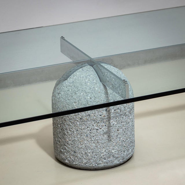 1970s “Paracarro” Coffee Table by Giovanni Offredi for Saporiti, Italy For Sale In New York - Image 6 of 18