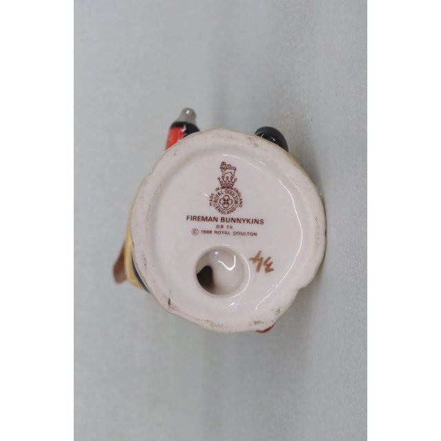 Royal Doulton Porcelain Db75 Fireman Bunnykins Bunny Rabbit Figurine For Sale - Image 9 of 9