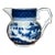 Blue Willow Transferware Vista Alegre Small Creamer Pitcher For Sale