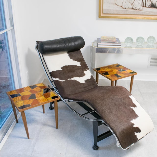 Mid-Century Modern Mid-Century Modern Georges Briard Mosaic Glass and Wood Side Tables, 3 Pieces For Sale - Image 3 of 18