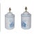 Pair of vintage British export tea caddy hand-painted chinoiserie figurine lamps. This pair of table lamps is a typical...