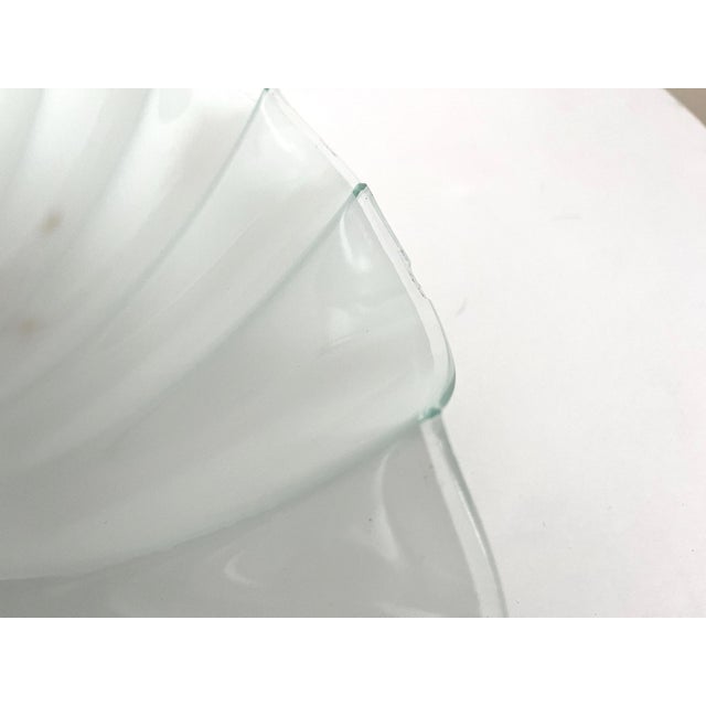 1950s Fluted Glass Parasol Flush Light For Sale - Image 14 of 16