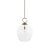 Modern Calix Large Blown Glass 1 Light Pendant For Sale - Image 3 of 3
