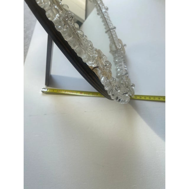 Contemporary Table Mirror Frame With Trasparents and GoldLeaf