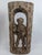 Pair of Mid-Century European Hand-Carved Wood Watchman Figural Relief Panels, Brown For Sale - Image 4 of 12