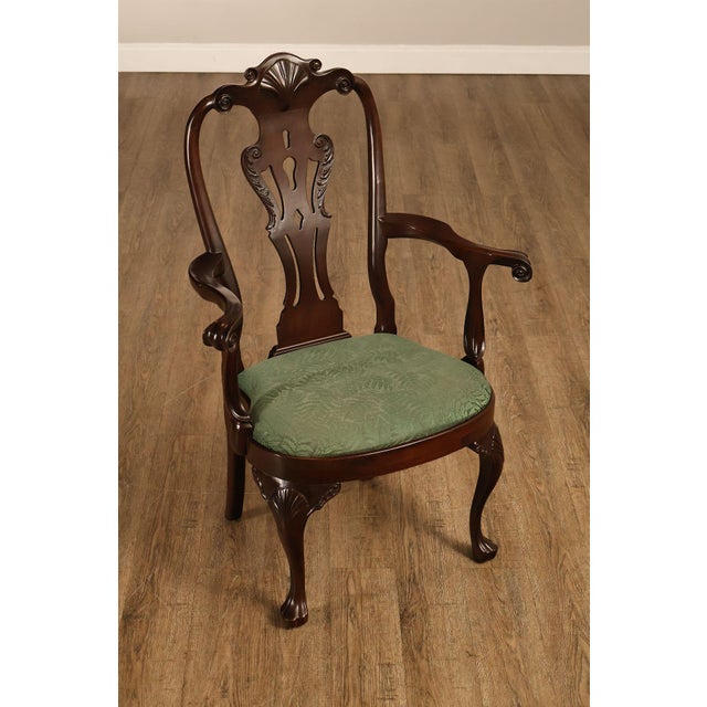 Henredon Henredon 'Rittenhouse Square' Set of Six Mahogany Dining Chairs For Sale - Image 4 of 18