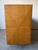 Vintage Hollywood Regency Lorin Jackson for Grosfeld House Oak Dresser With Brass Leaf Pulls For Sale - Image 9 of 17