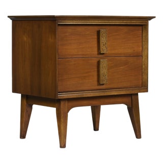 Bassett Aztec Nightstand in Mayan Walnut Finish For Sale