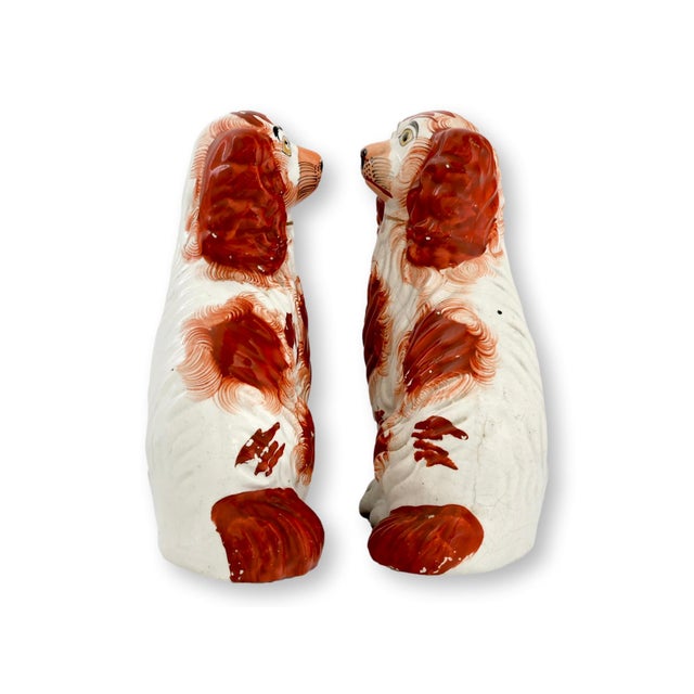 19th Century Staffordshire No. 4 Dogs / Spaniels For Sale - Image 4 of 5