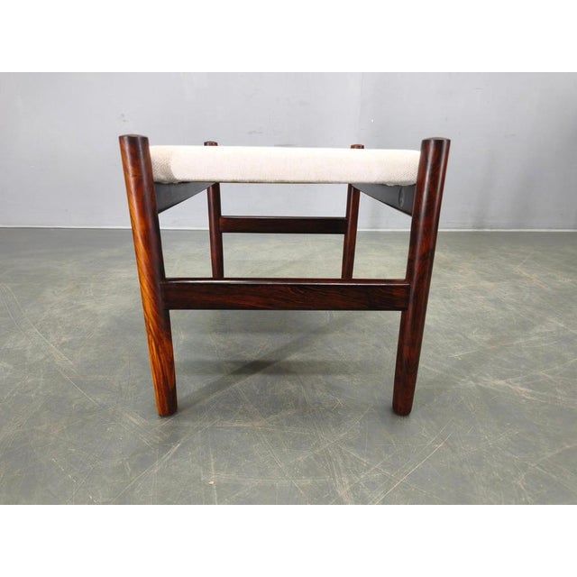 Danish Rosewood Ottoman from Spottrup, 1960s For Sale - Image 4 of 14