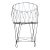 Collapsible Vintage Wire Laundry Basket For Sale
