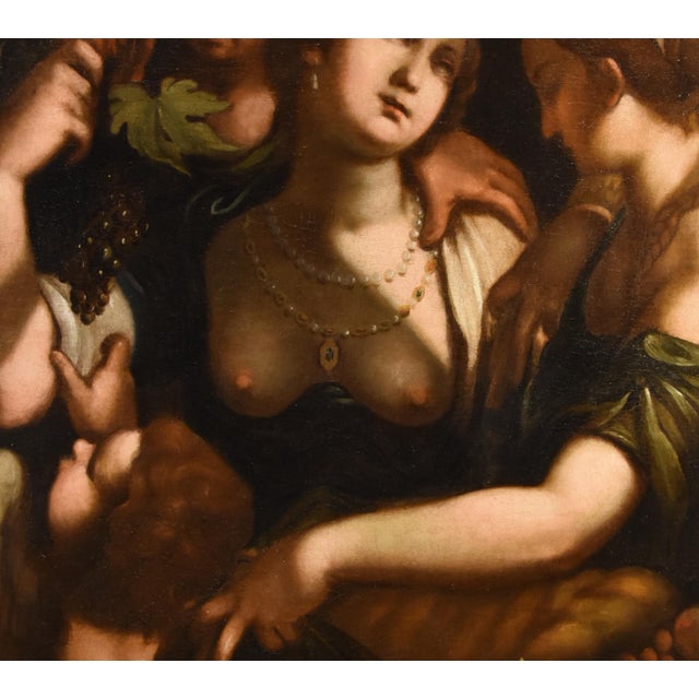 Giovanni Battista Paggi, Venus Bacchus Ceres, 1620, Oil on Canvas, Framed For Sale - Image 9 of 14