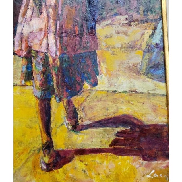 Ernest Lacy (1928–2020) Flowers for the Dead" Date: 2005 Medium: Original Oil on Linen (Superior to Standard Canvas) Dimensions: 36 For Sale - Image 4 of 10