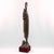 Tutsi tribe artist Ndatite Ilo from Rwanda carved this gorgeous African wood sculpture. This unique statue artwork...