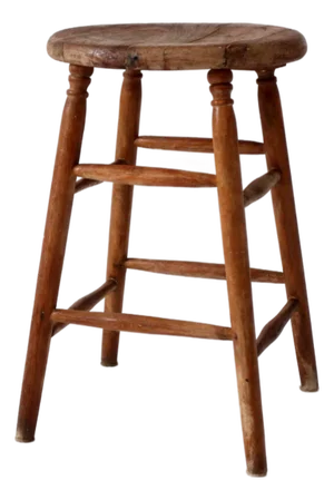 Antique Primitive Farmhouse Stool