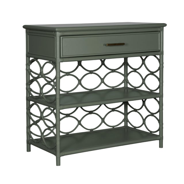 Not Yet Made - Made To Order Infinity End Table - Evergreen For Sale - Image 5 of 10