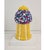 Hand-Sculpted 3D Candy Mosaic Sculpture Gumball Machine in Yellow Clay For Sale - Image 3 of 7