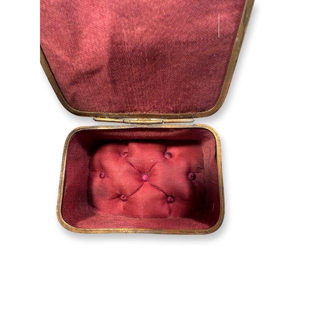 Antique Paris Trocadéro Palace Souvenir Jewelry Box, Gilt Brass & Beveled Glass, C. 1890–1900 For Sale - Image 11 of 11