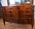 Brown 1890s Antique American Empire Book-Match Crotch Mahogany Dresser & Mirror Set For Sale - Image 8 of 18