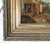 Mid 19th Century Antique 19th Century Oil on Board in Elaborate Gilt Frame For Sale - Image 5 of 11