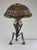 Art Nouveau Bohemian Glass Flower Shade Desk Lamp For Sale - Image 12 of 13