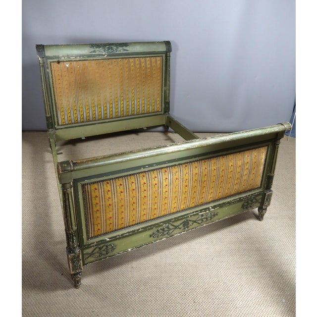 Directoire Bed in Painted Wood For Sale - Image 9 of 11