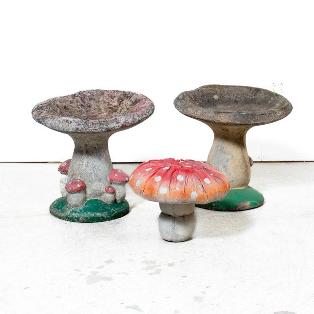 Mid-20th Century French Cast Concrete Mushroom Garden Seat or Stool For Sale - Image 18 of 18