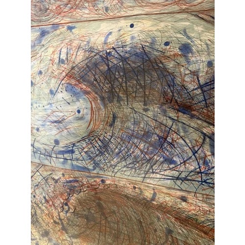 Wood 1980s Pat Steir Aquatint the Wave - From the Sea After Leonardo, Hokusai and Courbet For Sale - Image 7 of 10