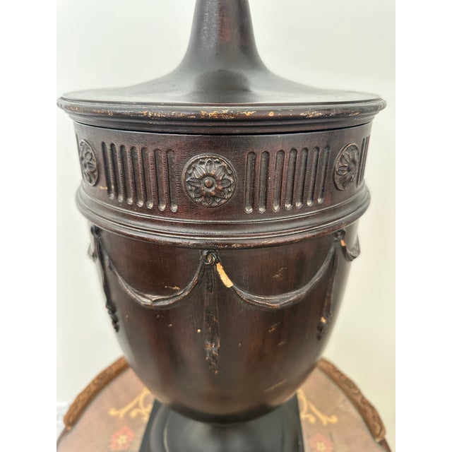 Early 19th Century Regency Style Mahogany Cutlery Urn For Sale - Image 4 of 10