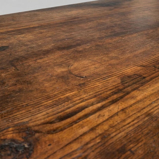 Dining Table with Wrought Iron Stretcher, 1700s For Sale - Image 11 of 13