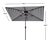 Athens 6.5X10Ft Rectangle Crank Umbrella, Navy With White Understripe For Sale In Philadelphia - Image 6 of 7
