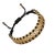 Early 21st Century Black & Gold Woven Unisex Adjustable Bracelet For Sale - Image 5 of 7