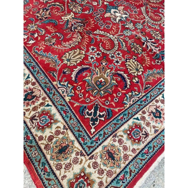 Vintage Tabriz Rug For Sale - Image 15 of 18