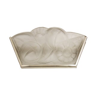 French Art Deco Wall Light by David Guéron for Degue, 1930s For Sale