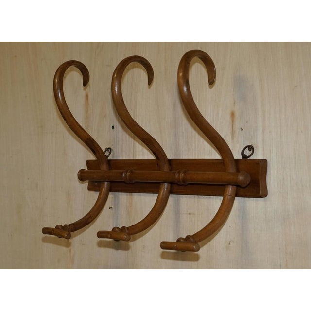 Original 1900s Thonet Bentwood Coat Rack Exquisite Craftsmanship Must See For Sale - Image 17 of 18