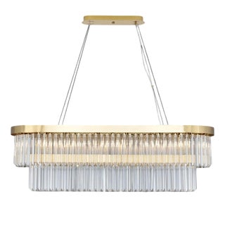 Collection Venere Chandelier in Metal and Crystal by Jago For Sale