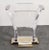 Hollywood Regency 1970s Attributed to Jeffery Bigelow Acrylic and Bronze Dining Table Base With Starphire Etched Glass Top Included For Sale - Image 3 of 9