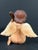 Wood Vintage Hand Carved Wooden Cherub Angel Glass Eyes and Playing a Mandolin Sculpture For Sale - Image 7 of 7
