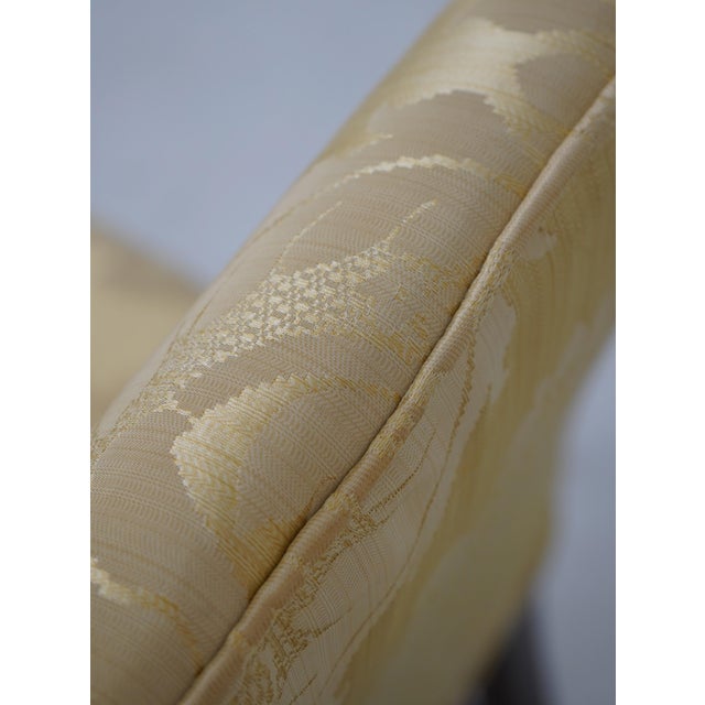 Kittinger Colonial Williamsburg Chippendale Style Damask Upholstered Side Chair For Sale - Image 14 of 18