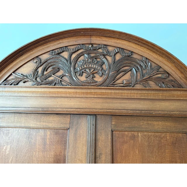 Wood Drente Cupboard in Oak, 1900s For Sale - Image 7 of 15