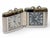 Tank Française Folding Dual-Time Desk Clock from Cartier, 2000 For Sale - Image 4 of 12