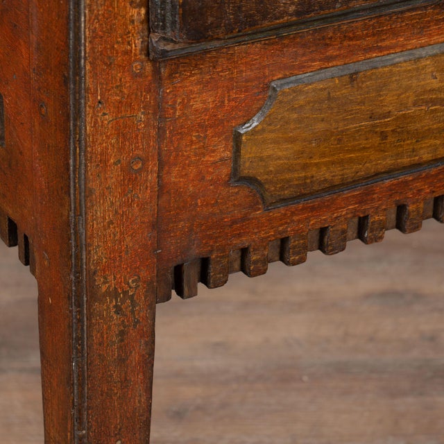 19th Century Portuguese Oak Side Console Table With Original Painted Finish For Sale - Image 12 of 16
